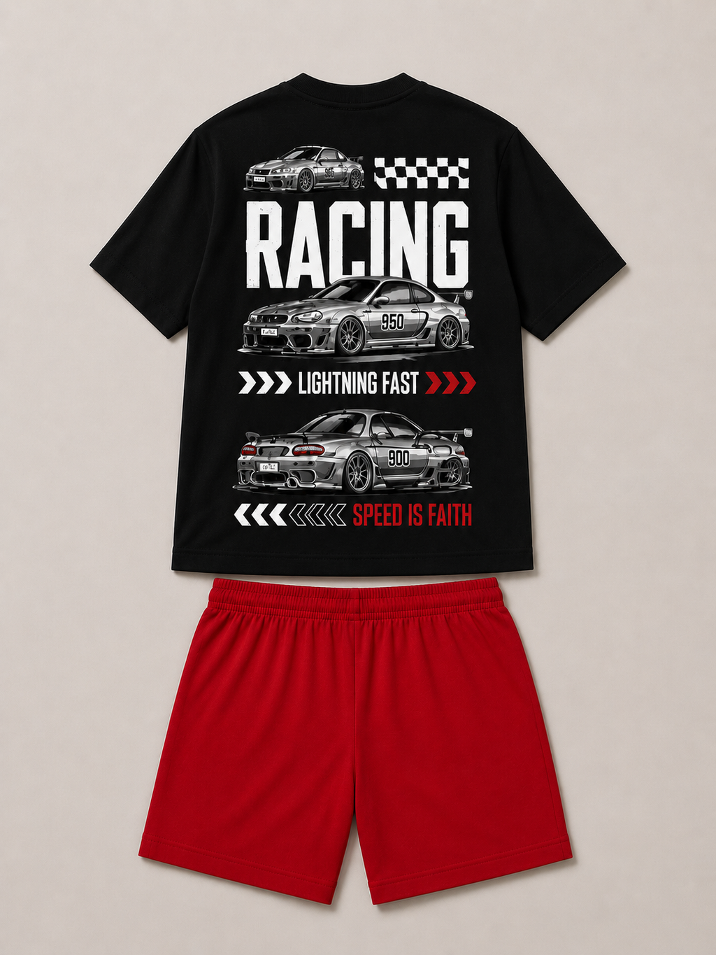 Boys Summer Cars black set
