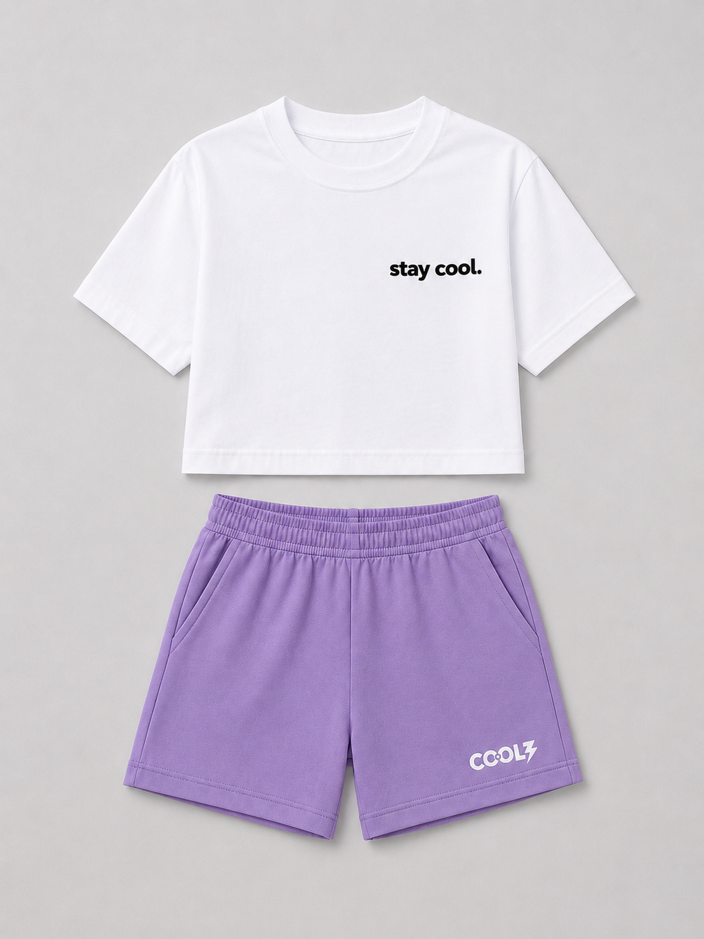 Girls Summer Purple set