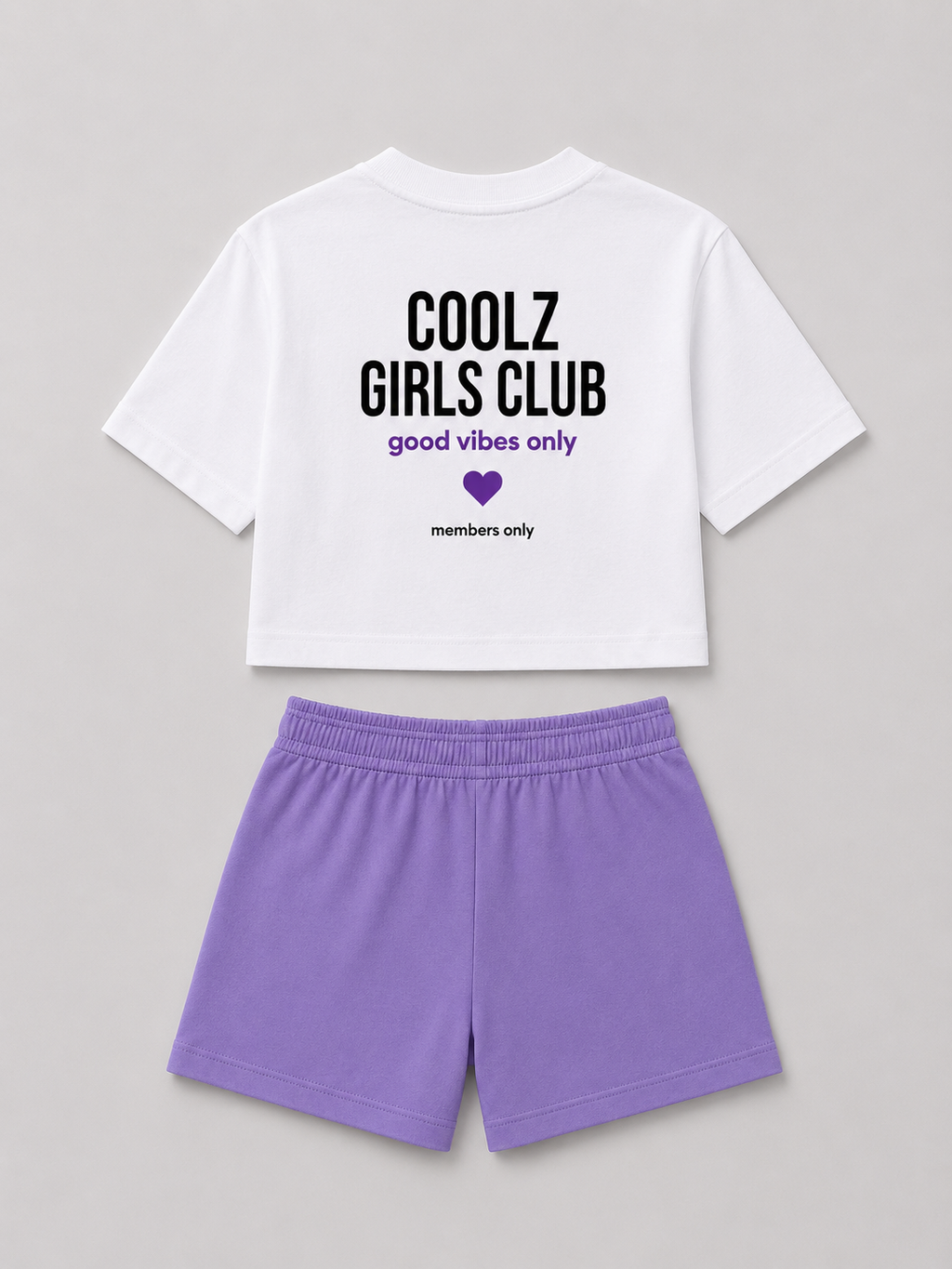 Girls Summer Purple set