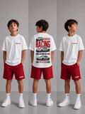 Boys Summer cars white set